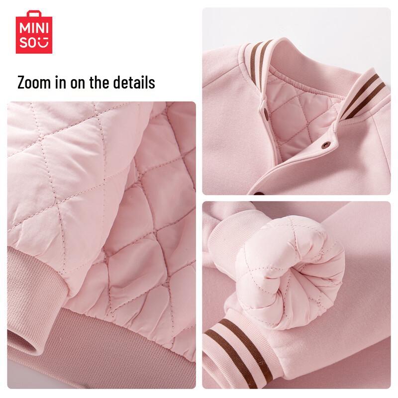 MINISO Kids' Padded Baseball Jacket