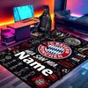 Custom Name Personalized FC Bayern Print Carpet, Versatile Home Decor Rug, for Playroom, Apartment, Balcony, Entryway, Hallway Gift