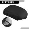 Center Console Seat Armrest Cover - Car Inner Seat Armrest Lid Storage Covers Trim - for Ford Escape 2017-2019 Neoprene Fabric Black - 1 Pc