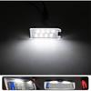 2 szt. LEDowe Lampki Tablicy Rejestracyjnej Lampka Numeru do Fiat 500 Dodge Viper J'eep Grand Cherokee Zasilane przez Wysokiej Mocy LED SMD Ksenonowy Biały Bez Błędów