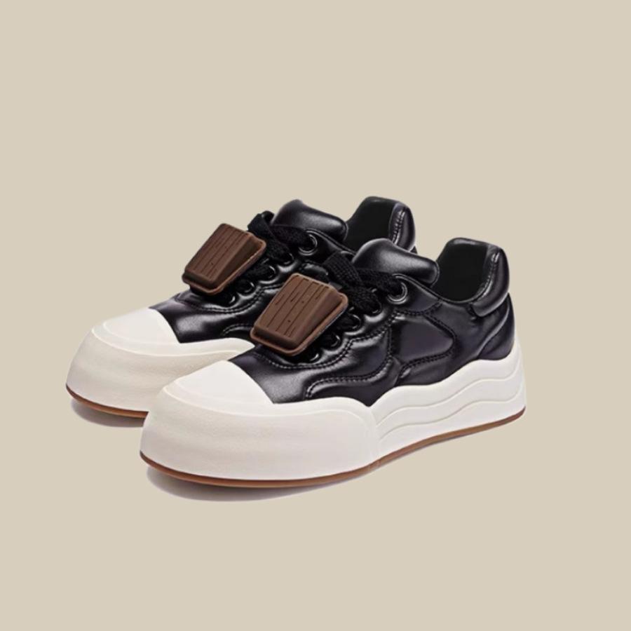 

Женские кроссовки на шнуровке, повседневная спортивная обувь, персонализированные разноцветные вулканизированные туфли с толстой подошвой, кроссовки для бега на открытом воздухе, женские 40