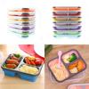Silicone World 1300ML Silicone Collapsible Portable Lunch Box Large Capacity Bowl Lunch Bento Box Folding Lunchbox Eco-Friendly