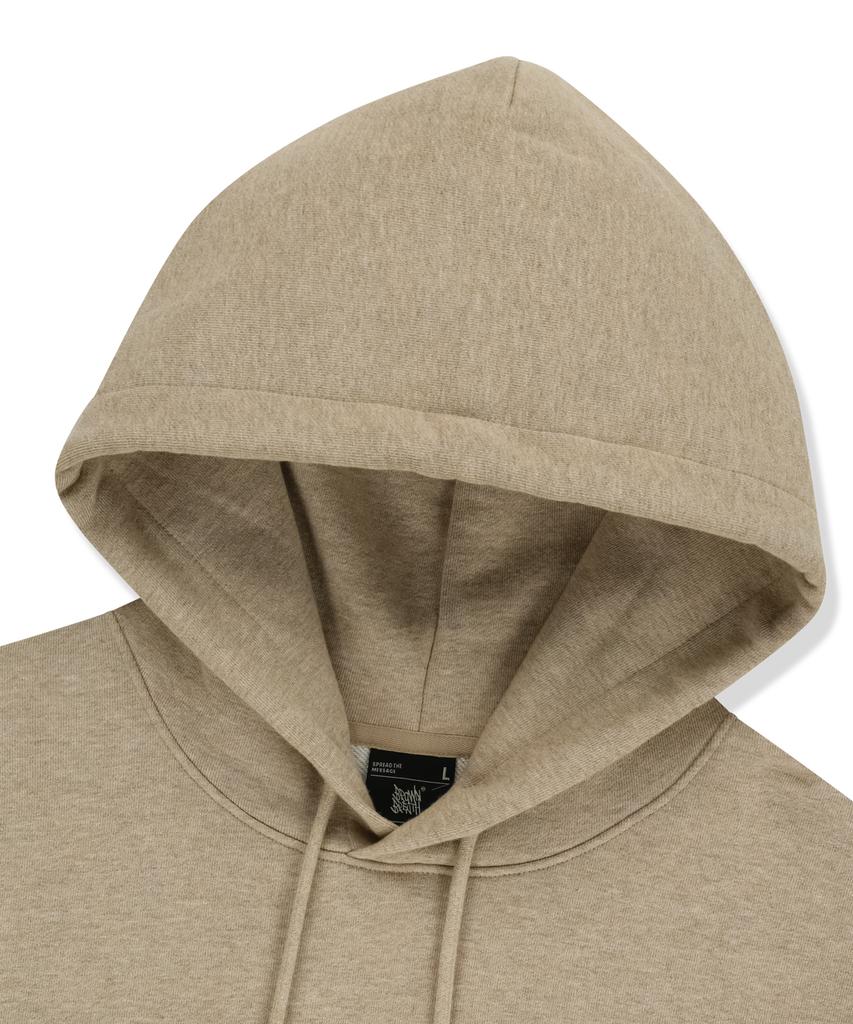 Tag Hoodie - Melange Beige