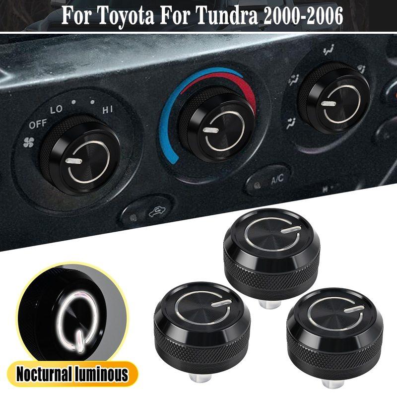 3pcs Air Conditioning Climate Control Knob Button For Toyota Tundra 2000 2001 2002 2003 2004 2005 2006 55905-0C010 559050C010