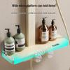 Pressurized All-Copper Shower Head with Gray Digital Display and Storage Set