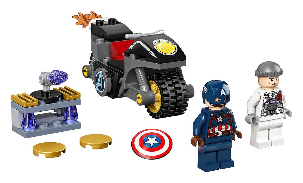 LEGO Super Heroes Captain America Vs. Hydra 76189 Toy Blocks Gift Bike Superhero American Comic Book Boys Ages 4 and Up