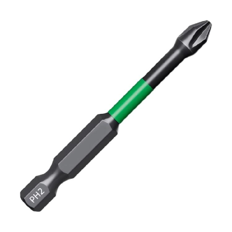 Resistant To Wear Hardened Steel Fastener Crosses Bit Hexagonal Shank Magnetic Grip For High Force Drilling And Securing