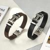 2026 Personalized Leather Bracelet Versatile Vintage Eagle Men's Bracelet Geometric Design Bracelet