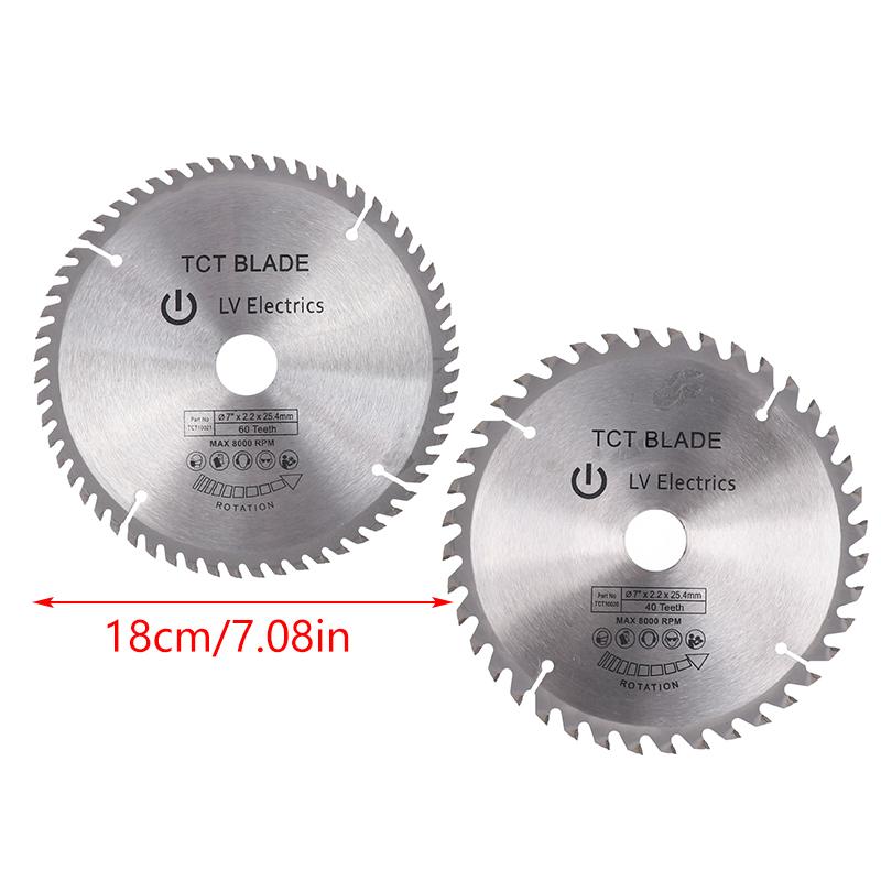 1 szt. Tarcza do piły tarczowej z węglików spiekanych do cięcia drewna TCT Saw Blade 40/60T z końcówkami TCT Narzędzia do obróbki drewna Tarcza