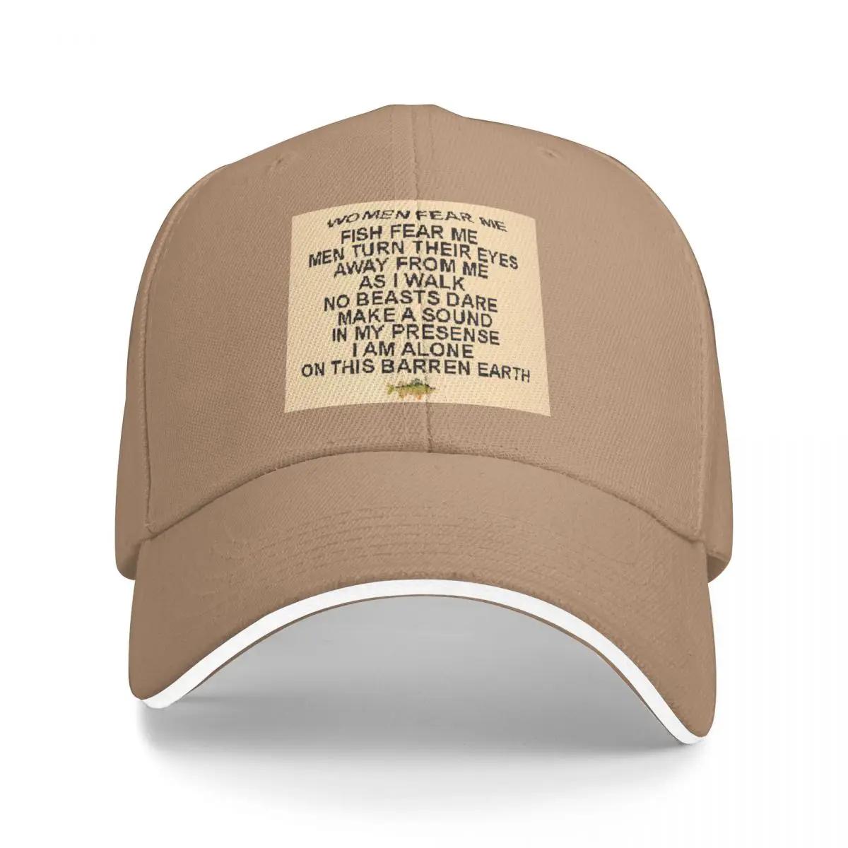 

WoUnisex Fear Me Baseball Cap Fishing Hat Sailor Cap For Unisex Luxury Unisex Hat Visor WoUnisexs Beach Outlet 2025 Unisexs
