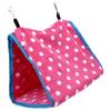 Bird Bed Foldable Portable Comfortable Flannel Triangular  ing Bird Hammock with Hooks for Parrots Hamsters