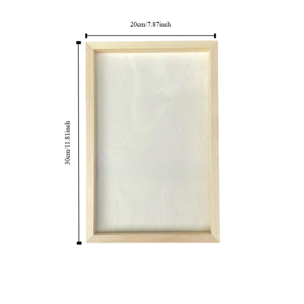 Wooden Picture Frame Multi Size Wooden Photo Holder Art Puzzle Holder  Children Painting Drawing