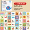 Newborn Infant Black White Visual Stimulation Flash Cards Early Educational Learning Toy