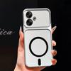 Metallic Finish Magnetic TPU Phone Case for Xiaomi Redmi 13X,13 4G,POCO M6 4G,F6 Shockproof Matte Soft Cover