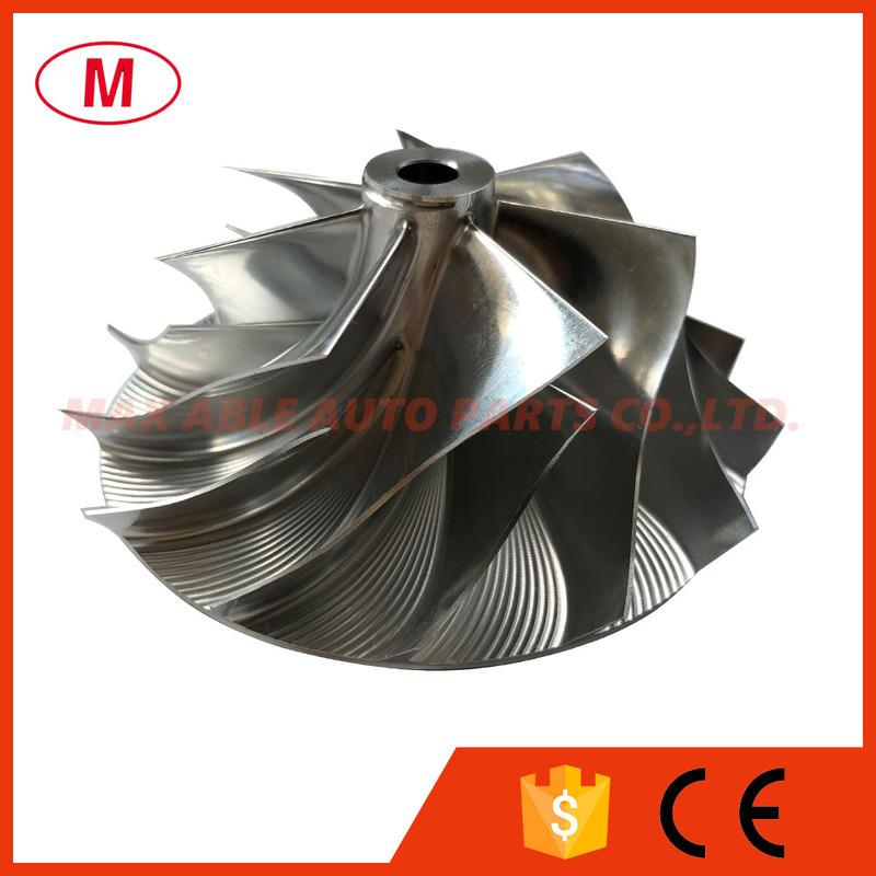 Turbo Billet Compressor Wheel/Milling/Turbocharger Compressor Impeller 57.69/78.00mm 7+7 Blades Reverse for TD05 Cartridge/CHRA