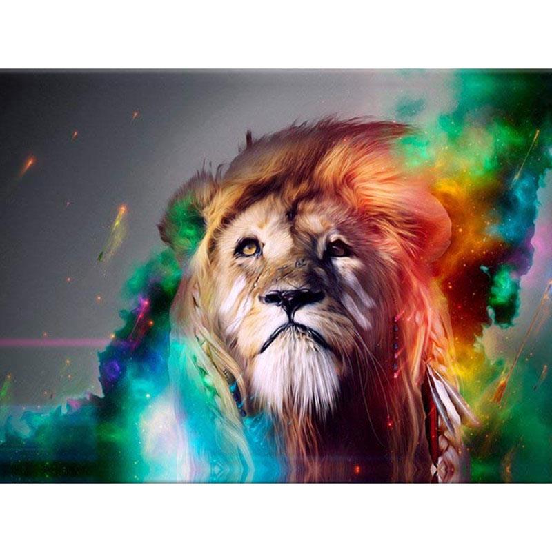 YSCOLOR Diamond Painting – Quadro Fai-da-te Con Procione, 30x40 Cm, Traforo Rotondo Pieno