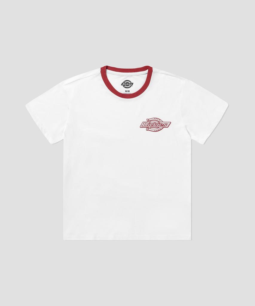 DICKIES Plainville Ringer T-Shirt White