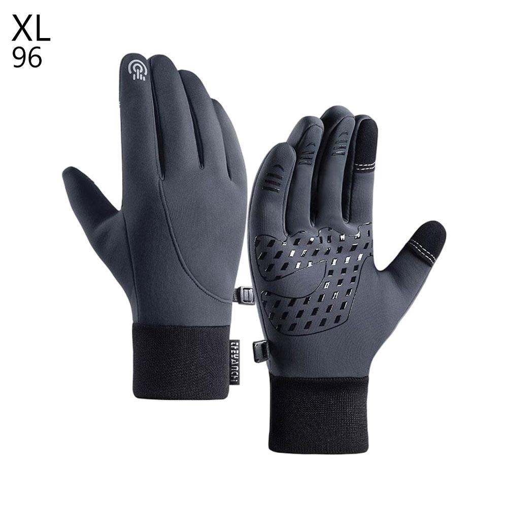 Motorcycle Gloves Men Black Autumn Winter Outdoor Cycling Gloves Gym Fitness Sports Running Warm Touch Screen Nonslip Gloves