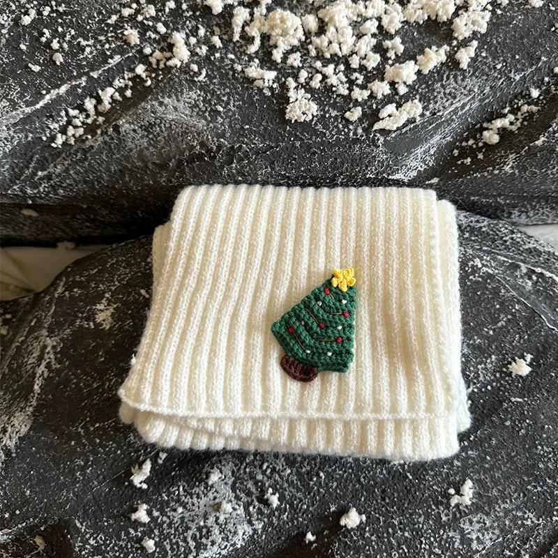 Children's Knitted Scarf - Warm, Versatile, Thick Winter Neck Warmer for Boys & Girls, Ideal Christmas Gift