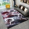 HD Anime One P-Piece Zoro Cartoon Teppich für Zuhause Wohnzimmer Schlafzimmer Sofa Fußmatte Dekor, Teppich rutschfeste Bodenmatte Geschenk