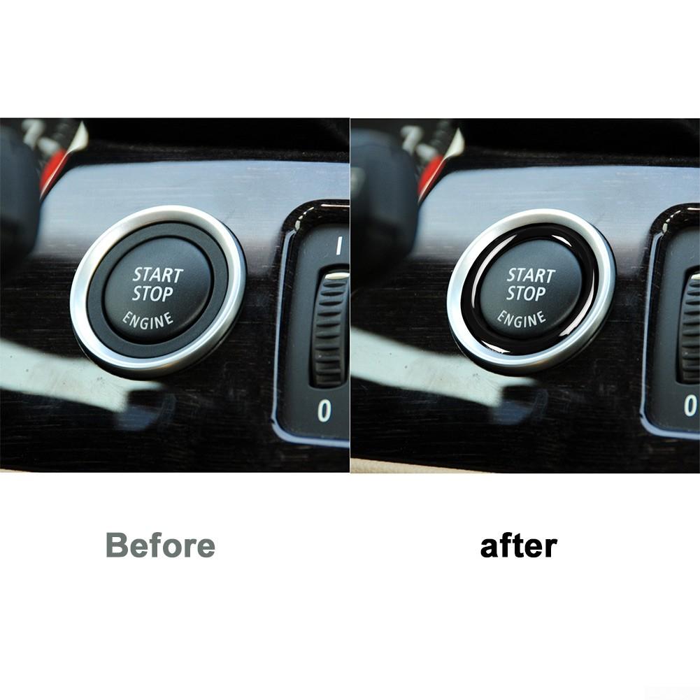 Black 1x One-button Start Nterior Door Accessories High Quality