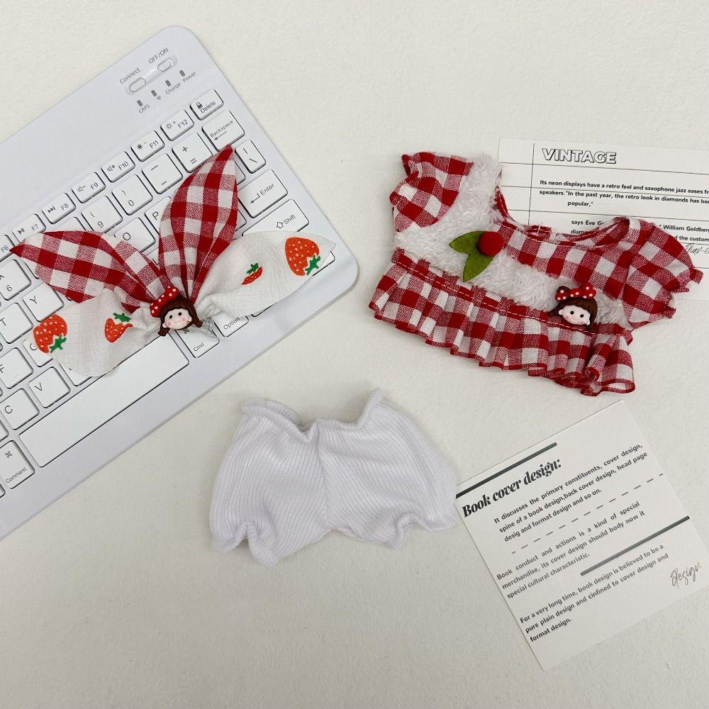 Dress 20cm Cotton Doll's Clothes Toy Accessories Cotton Doll Lolita Outfit Dress  Children Gift