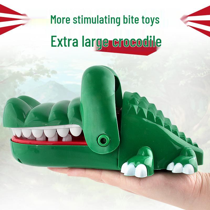 Crocodile Biting Hand Prank Toy - Fun Bar Game