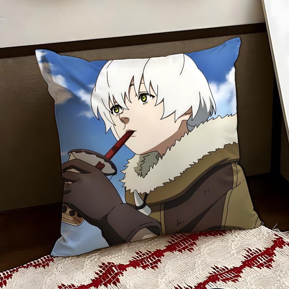 TTo Your Eternity SSeason 3 Cushion Cover Reversible Soft Durable Pillow Cover Home  Car MultiScene Use for Daily Comfort