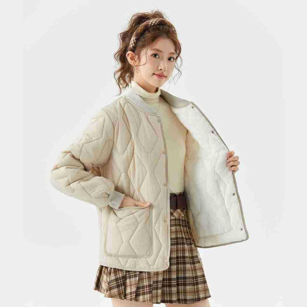 Winter Student Loose Cotton Clothes Women's Padded Thickened and Fattened Cotton Jacket Women's Coat Cotton Tops Fashionable Warmth and Comfort 2533