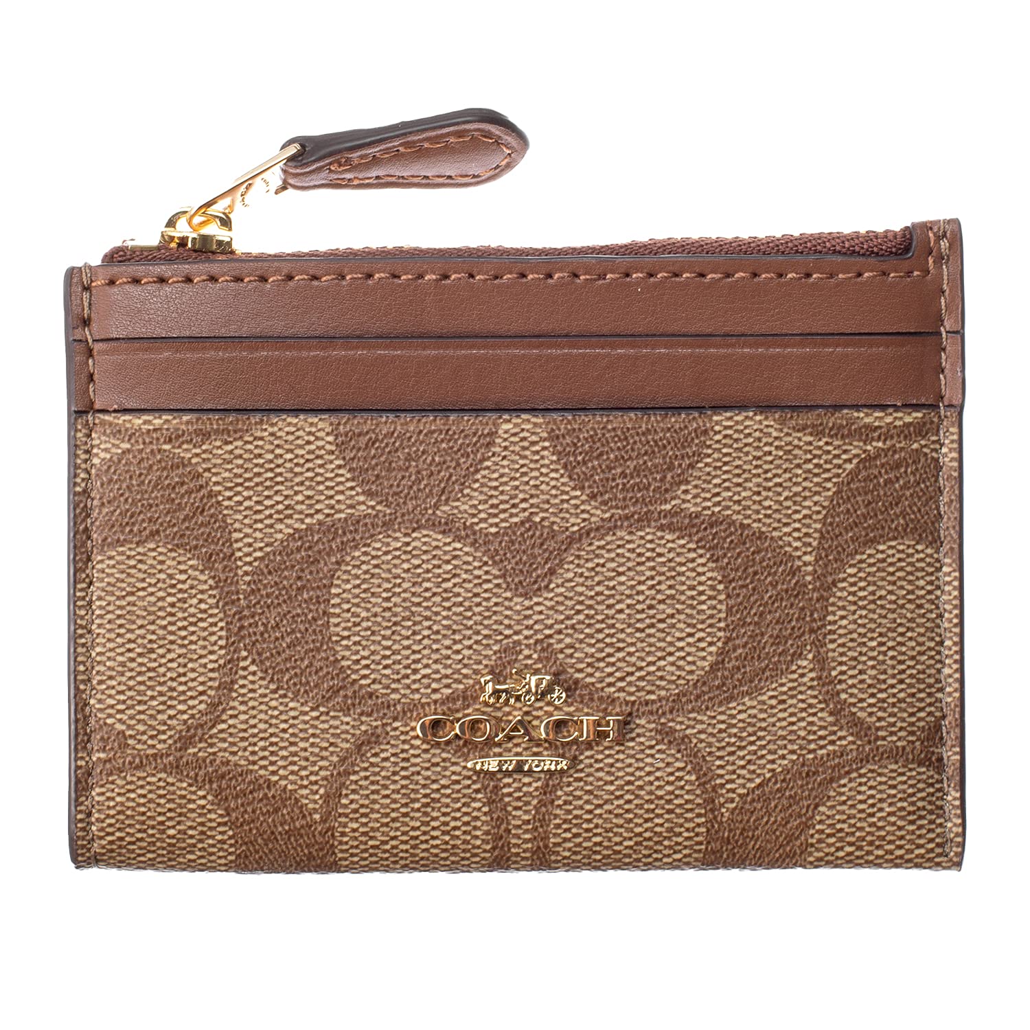 

Outlet Card Case Pass Case Coin Case Key Ring Signature F88208 IME74 [Coach] [Outlet Product] Women s Khaki/Saddle [Item]