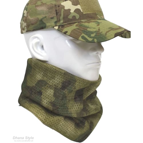 Camouflage Neck Scarf, Army Face Guard, Military Camouflage Headwear, Tactical Face Mask/Warm, Dust Protection, UV Protection, Sun Protection/Airsoft,