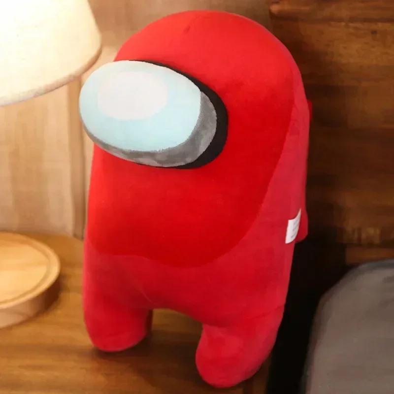 Cute Among Us Plush Body Pillow Soft Anime Long Cushion For Sofa Sleeping Hug Stuffed Doll Decorative Gift 30cm красный