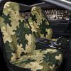 2 buc Huse Scaune Auto cu Model Camuflaj, Accesorii Drăguțe pentru Interiorul Mașinii, Protecții Scaune Față pentru Mașini, Camioane, Furgonete, SUV-uri,