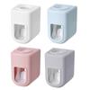 Wall Mounted Toothpaste Dispenser Adhesive Toothpaste Holder No Drilling Automatic Toothpaste Squeezer for Kids And Adults Bathroom