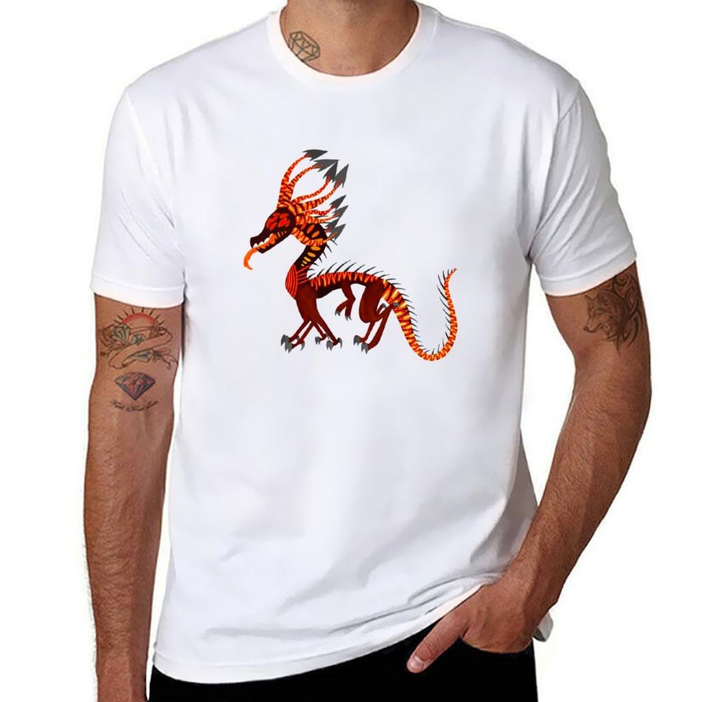 Eldritch Lava Monster TShirt All Match Print Short Sleeve Top TShirt