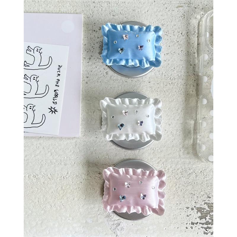 Rhinestone Polka Dot Magnetic Phone Holder for iPhone 17/16 Pro Max/15/14 Cases