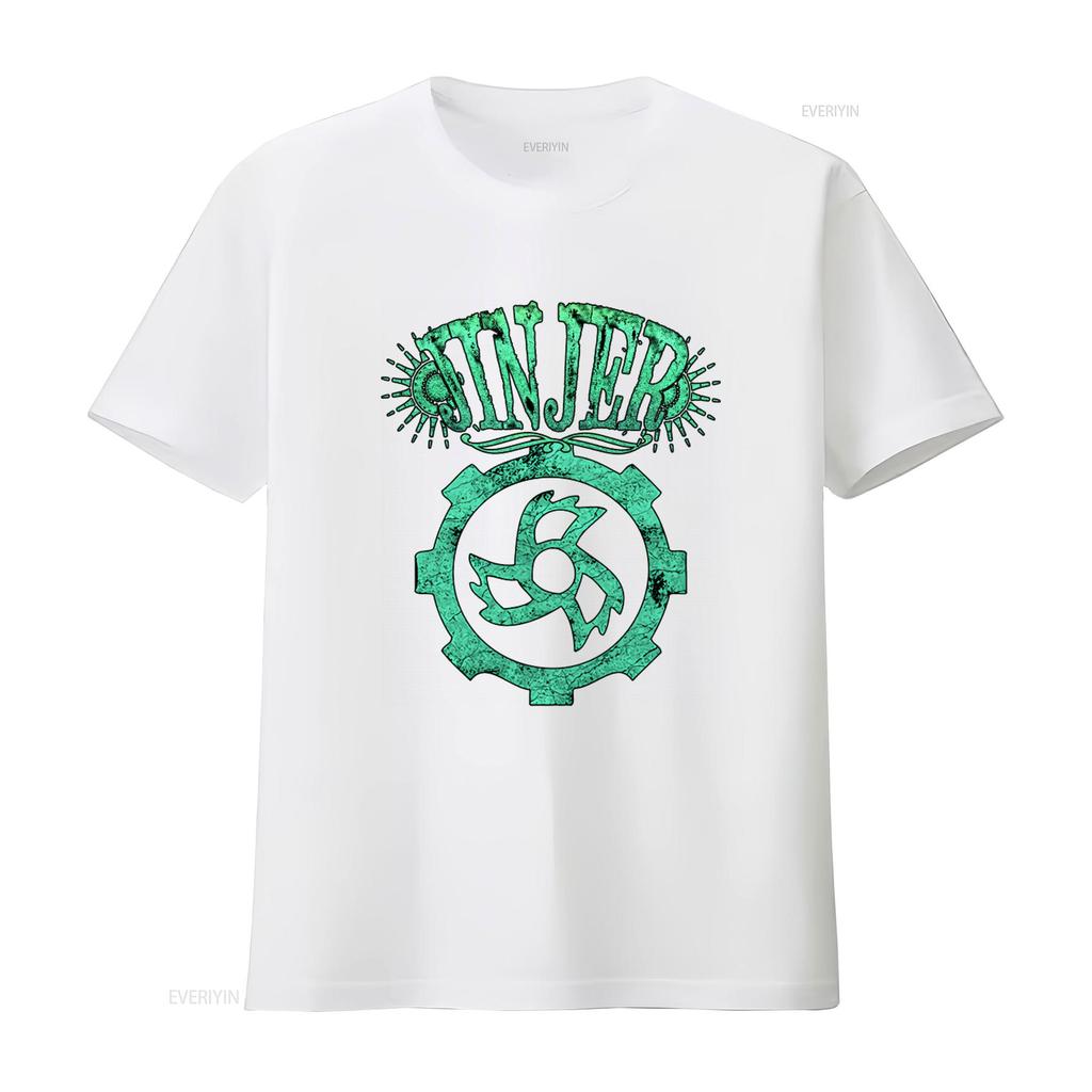 Jinjer T Shirt Print Rock Band Gear Design  vintage Washed Versatile Top For Everyday Wear graphic Casual streetwear Slightly