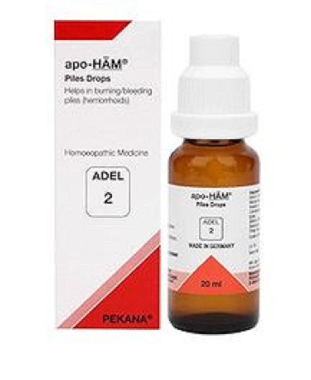 

@ ADEL 2 Piles Drops Homoepathic Medicine 20 ml e862 VD-614-60%OFF