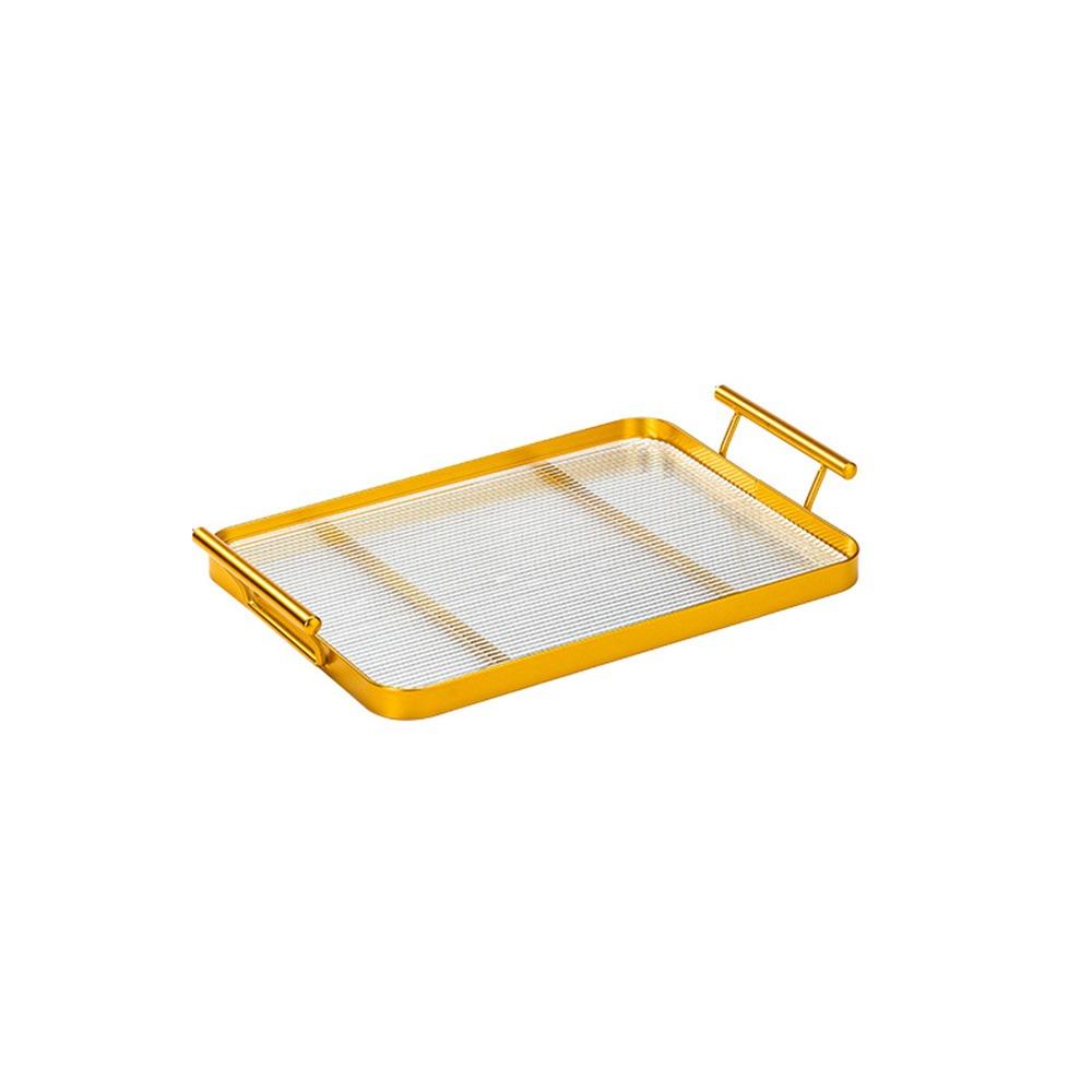 Rectangle Acrylic Serving Tray Leak-proof Clear Serving Platters  Tea Food