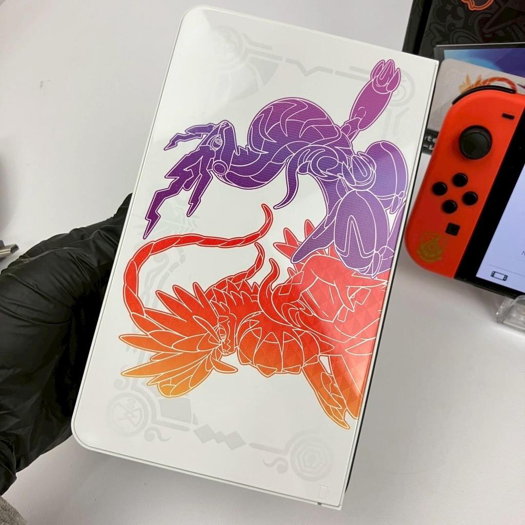 Nintendo Switch OLED Console Pokémon Scarlet & Violet Edition Box Used