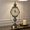 Vintage Mantel Timepiece Polished Finish Home Decor Gold-Tone for Desktop