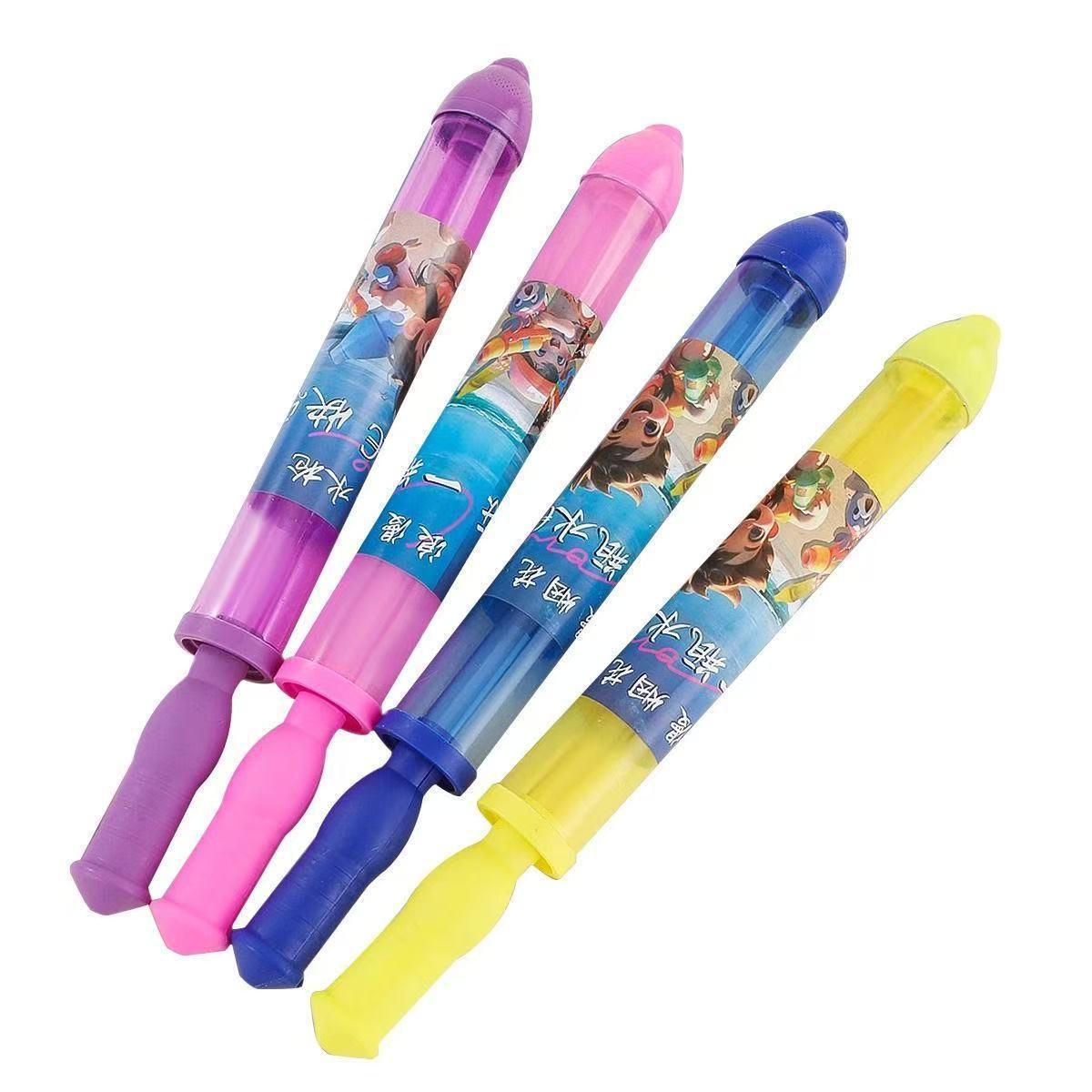 Romantic Mineral Water Bottle with Firework Water Gun & Photo Lamp Gift Set Large Beach Water Gun Purple