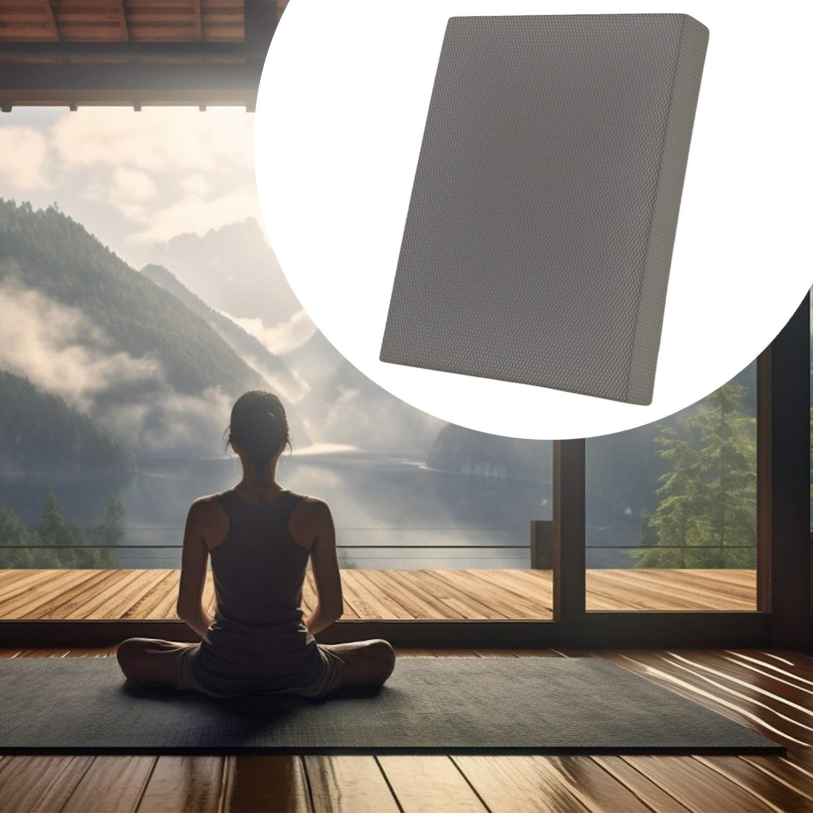 

Balance Pad Mat Anti Slip Men Women Knee Protection Exercise Yoga for Indoor сірий