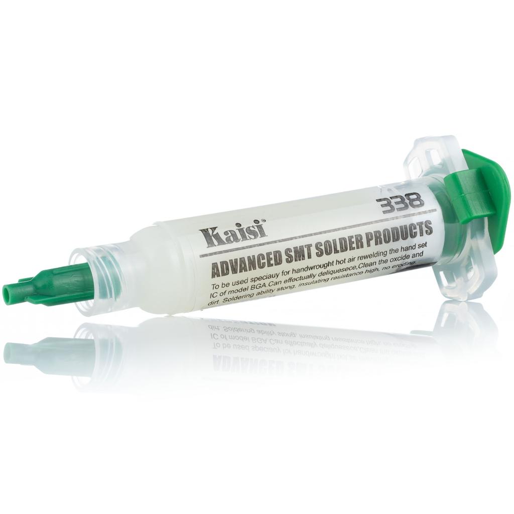 Flux 338 Soldering Kit + Liquid Tin 183°C + 2X Plunger, 2X Needle