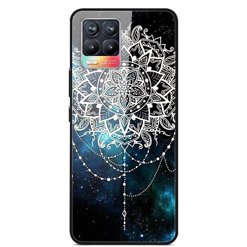 Glass Back Cover For Realme 8 Pro Case Tempered Glass Case For Realme 8 Pro 8i Realme 8 5G Phone Case Cover Realme8 5G Pro Funda