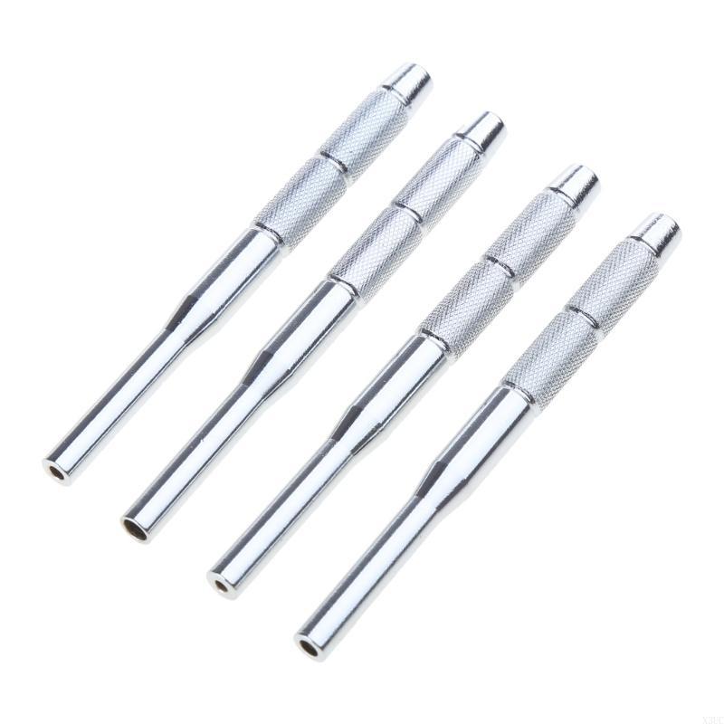 

4pcs/set Stainless Steel Multi Size Hollow End Roll Pin Tool Starter Kits X3UC серебряный