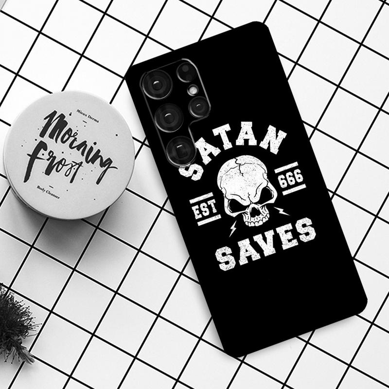 Pentagram 666 Demonic Satanic Case For Samsung Galaxy S21 S22 S23 S24 S25 Ultra S9 S10 S25 Plus S24 FE S20 FE Phone Cover