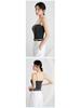 Elegant Pleated Camisole with Built-in Bra & Chest Pads - Women's Summer Outerwear