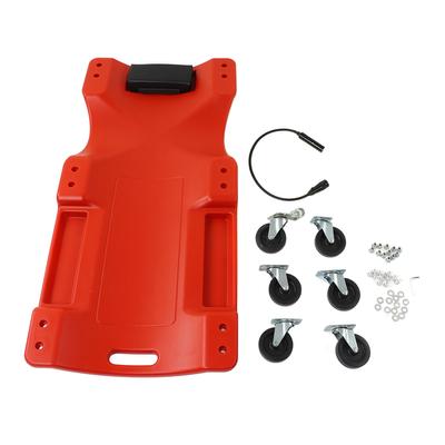 Car Repairing Lying Board 360 Degree Rotation 200KG Load Capacity with LED Light Low Profile Rolling Deck