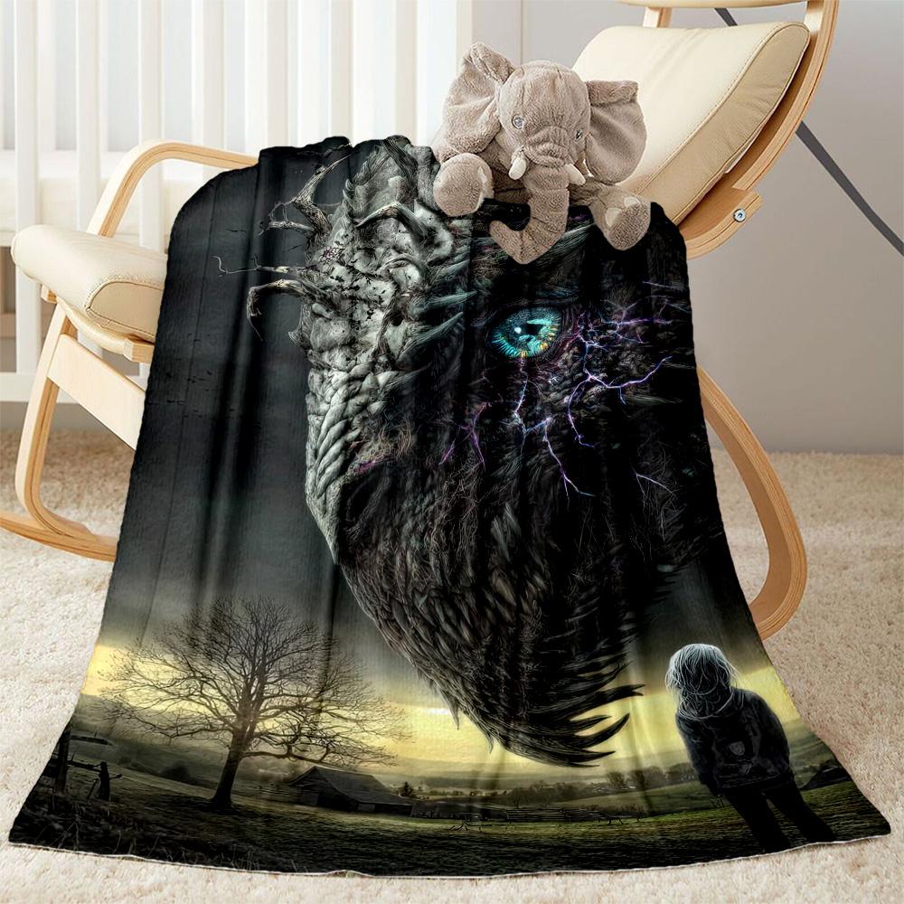 Gothic Style Blanket Durable Comfort Suitable for Office Chair Livingroom Chair Four Seasons Multipurpose Modern